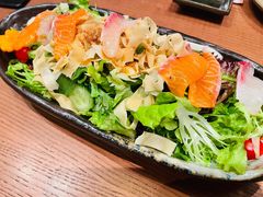 特色刺身沙拉-玄白·炭烤活鳗(上海首店)