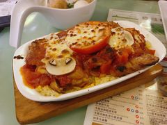 鲜茄西梅焗猪扒饭-翠华餐厅(湾仔店)