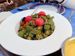 土豆炒秋葵-甘尼仕印度餐厅爵士酒吧(阳春巷店)
