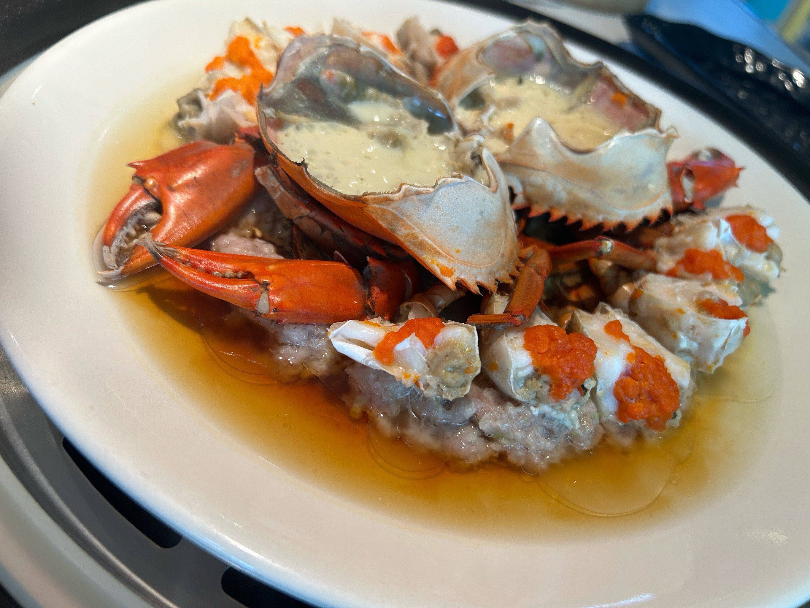 n都是蒸的 没有太多的调味品 凸显食材本身的味道
「花斑鱼」没有刺