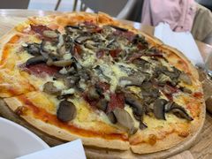 培根菌菇披萨-Barbe a papa亲子餐厅(杨浦店)