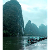 阳朔旅行↗0元打卡20元人民币背景观景台