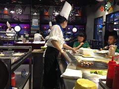自助取餐区-尚雅铁板料理自助餐厅(乐松店)