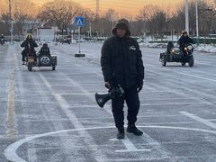 -东方时尚驾校摩托车考试场