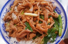 Crispy Goose Intestine Rice