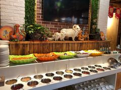 自助调料区-草原塞蛮羊火锅城(港湾店)