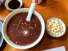 桂花豆沙鸡头米-鑫震源·苏式大虾生煎(山塘街店)