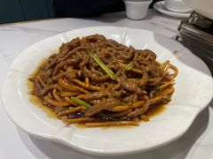 撒子牛肉丝-刘胖子家常菜·蹄花焖藕(中南店)