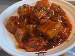 蹄花焖藕-刘胖子家常菜·蹄花焖藕(中央花园店)