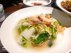 腐皮杭白菜-老头儿油爆虾(星光一期店)