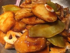 干锅素三样-绿茶餐厅(蓝色港湾店)