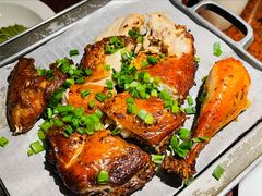 葱香烤鸡-绿茶餐厅(华联万柳店)