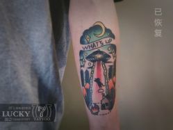 -幸运7纹身刺青Lucky7tattoo