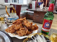 -粘豆包柴火铁锅炖