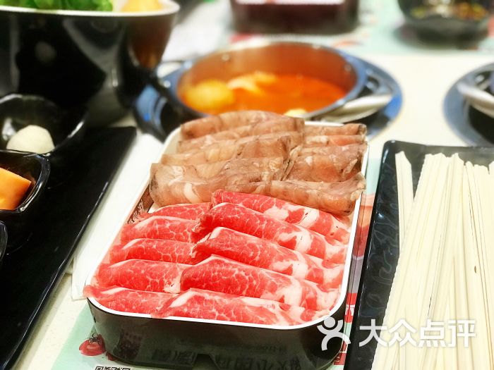 汤岛涮小火锅(奉化万达店)肉类拼盘图片 - 第3张