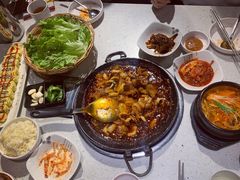 铁板八爪鱼五花肉-名家韩国料理·烤肉(瑶海店)