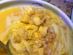 豆汤栗子娃娃菜-绿茶餐厅(乐峰广场店)