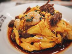 虾仁叉烧双拼滑蛋饭-旺记冰室(九龙中心大厦店)