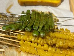 -山野的朋友露营炭火烤肉