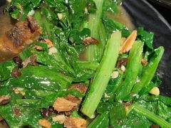 豆豉鲮鱼油麦菜-潮十三潮汕砂锅粥(高新四路大都荟店)