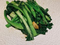 猪油渣炒菜心-百味馆·粤菜·湛江菜(后海花园店)