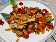 香辣炒海蛏-星洲小聚·东南亚菜(中航城君尚店)
