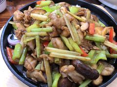 铁板大肠-九妹农家大铁锅东北菜(江湾店)