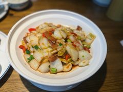 油炸炒高山娃娃菜-老阿爸鲜鱼土菜(昆山花桥店)