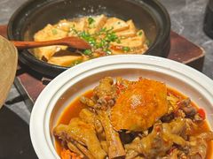 凤爪肉蟹煲-炊烟小炒黄牛肉(浦东世纪汇店)