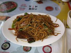 孜然牛肉炒面-古井假日酒店-古井面馆•淮上豆府(长江东路店)