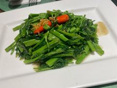 秘制虾酱炒空心菜-帕蓝·暹罗料理(大学路店)