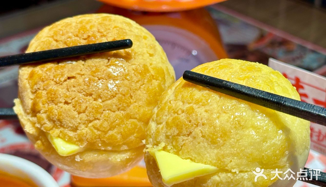 在韶关吃到了巨型猪扒牛角包🥐…真系好7大
