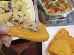 炸窝头配臭豆腐-玫瑰红烤羊排(北新桥三条店)