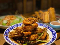 老头儿干炸带鱼-老头儿油爆虾(金鹰世界店)