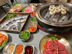 -围炉肉舍•炭烤活鳗•丹东海鲜烤肉(步行街店)
