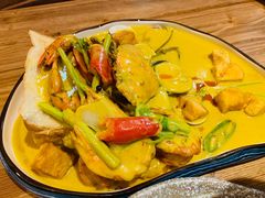 招牌咖喱皇吐司海鲜红烩-泰堤坊(淡水体育馆店)