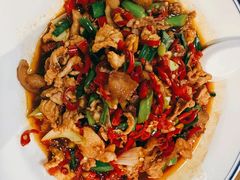 碎红辣椒炒肉-憨伢子·家常菜小食堂·有锅气の炒菜(江汉路店)
