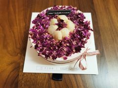 荔枝玫瑰蛋糕-半勺舒舒生日蛋糕店