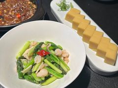 山茶油芦笋炒三鲜-瓦库茶馆17号(海汇港店)