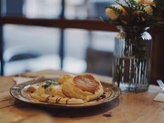榛果巧克力奶油芝士舒芙蕾松饼-UPPER KITCHEN(延安路店)