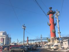 -瓦西里岛古港口灯塔