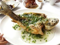 特色葱油飞鱼-岭南海晏楼(滨江东总店)