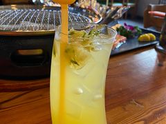 青柠茉莉茶-四斤烤肉(东戴河孟家店)