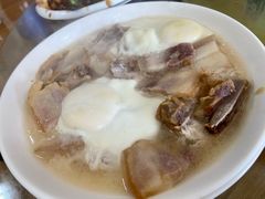 咸肉蒸蛋-品雅轩农家乐