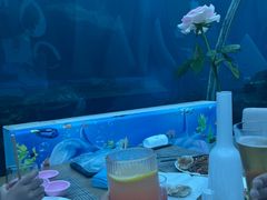 -海棠湾洲际-涛·海底餐厅·美人鱼·自助餐·海底隧道