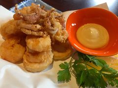 酥炸鱿鱼配塔塔酱-杭州西子湖四季酒店-WL BISTRO西湖餐厅(灵隐路店)