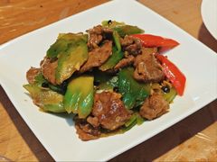凉瓜炒牛肉-李记潮汕砂锅粥(营福路店)