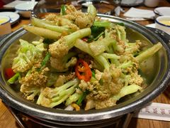 干锅花菜-俭寨大盘鸡·缸子肉·小公鸡·新疆菜(云通店)
