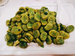 葱煸蚕豆-雪园上海饭店(港湾1号店)