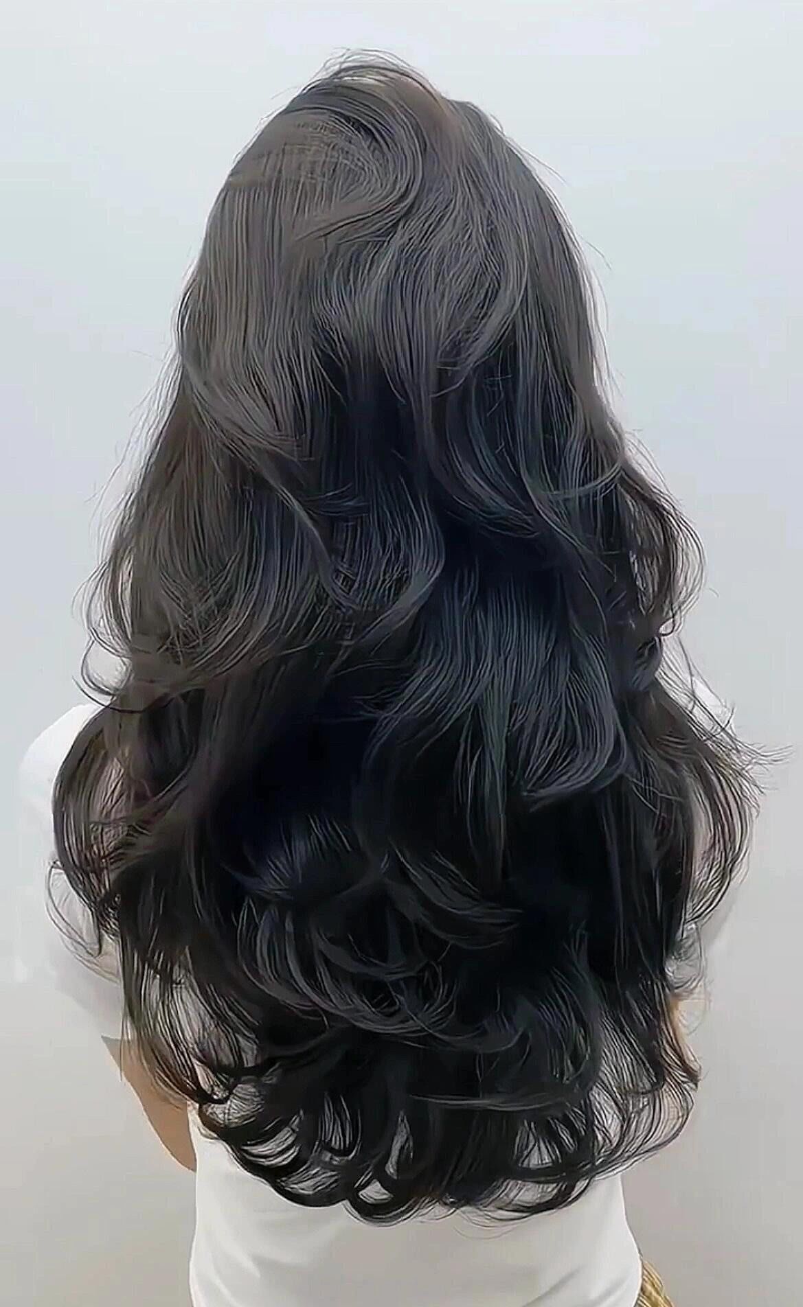 烫发发型 #美发造型 #中长发烫发发型